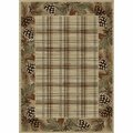 Sleep Ez 2 x 4 ft. American Destination Pembroke Plaid Area Rug Multi Color SL3090926